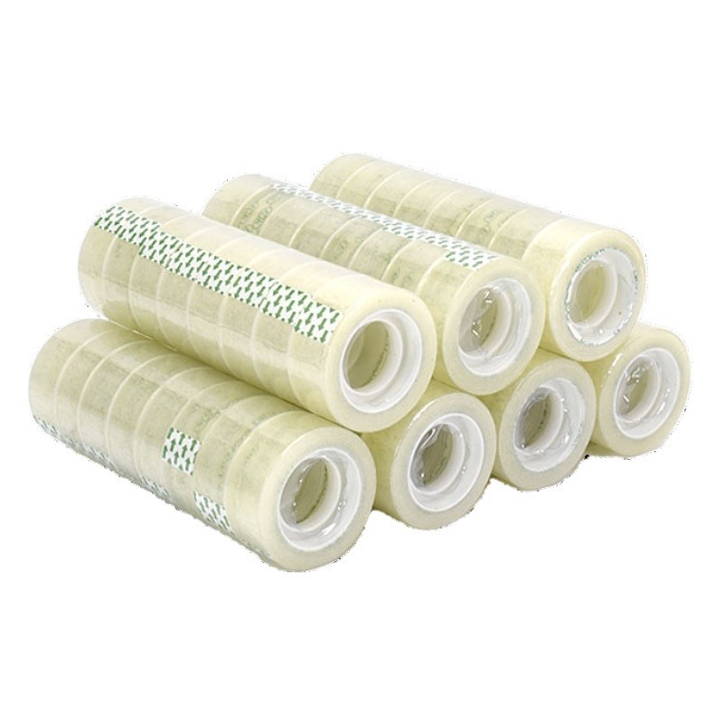 เทปใส 6 ม้วน 18mmx40m ดั้งเดิม | เครื่องเขียนสํานักงานม้วนขนาดเล็กสําหรับโรงเรียนบ้านห่อของขวัญบรรจุภัณฑ์ปิดผนึกงานฝีมือ