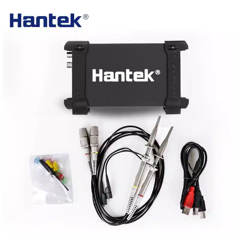 เครื่องออสซิลโลสโคปเสมือนจริงคอมพิวเตอร์แบบ USB 2 ช่อง Hantai Hantek6022BE/6022BL 20M