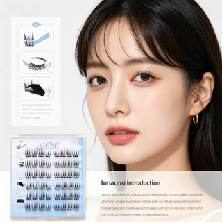ขนตาปลอมแบบไม่ติดกาว ลายแมวเอลฟ์ ขนตาช่อเดี่ยวหนา