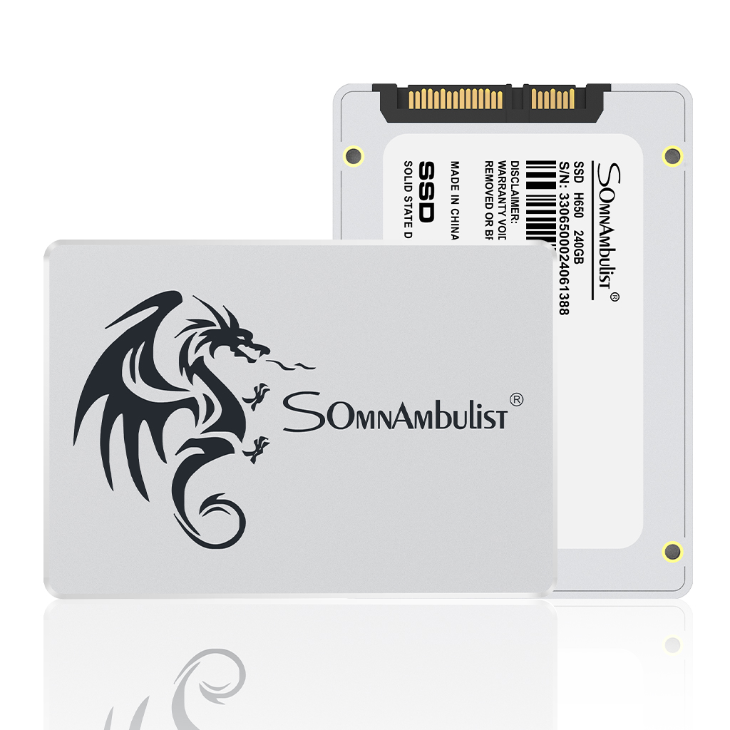 ไดรฟ์โซลิดสเตตในตัวขนาด 2.5 นิ้ว | อินเทอร์เฟซความเร็วสูง SATA3.0 ขนาด 256GB/240GB/128GB/120GB ช่วยเพิ่มหน่วยความจําและความจุให้กับคอมพิวเตอร์หรือแล็ปท็อป