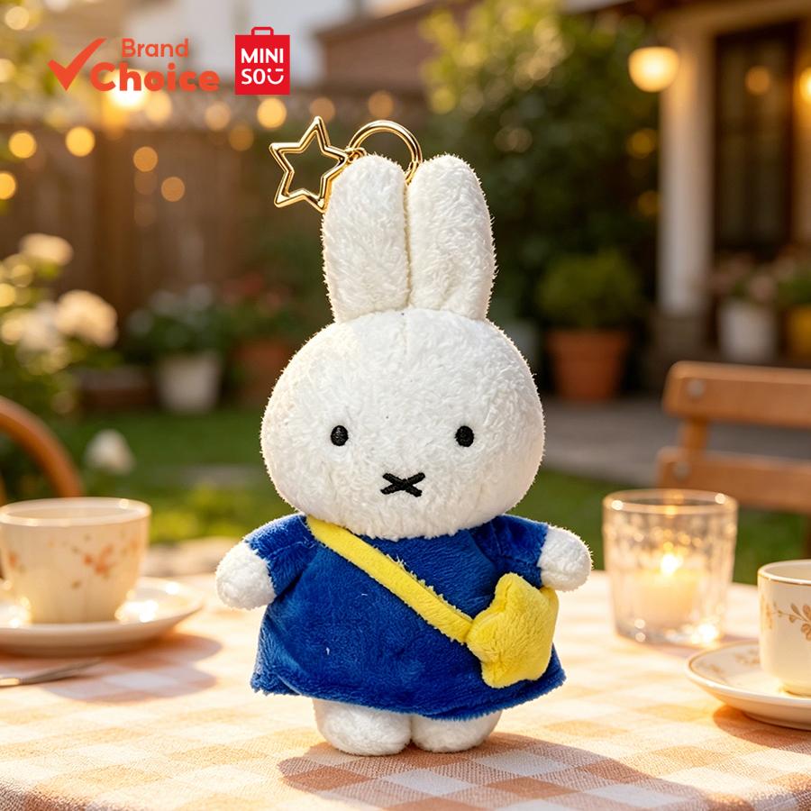 MINISO ซีรีส์มิฟฟี่ จี้ตุ๊กตานุ่มนิ่มสุดน่ารัก ขนาด 9.5ซม. × 4ซม. × 14.5ซม.