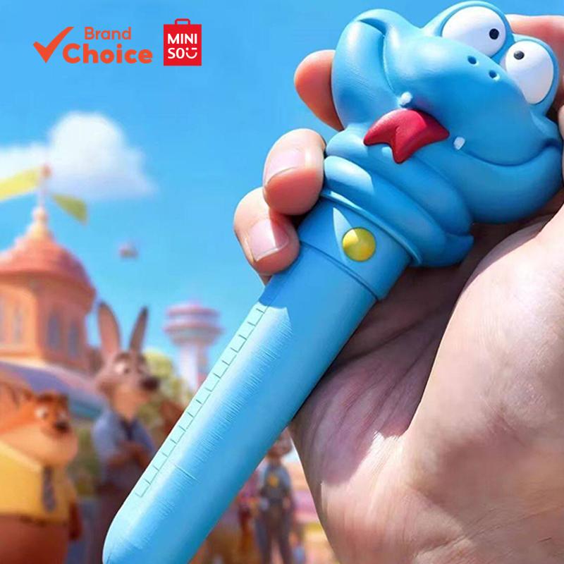 MINISO เครื่องบันทึกเสียงตัวละครดิสนีย์ ซูโทเปีย แกรี่ ดีสเนก รุ่น K1039 ของเล่นตั้งโต๊ะเสียงสุดสนุก ขนาด 15.6 x 6.2 x 4.5 ซม.