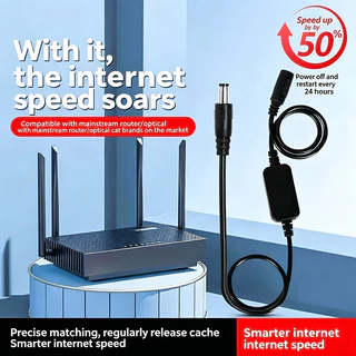 สะดวก Router Reboot Cable Router Rebooter WiFi รีเซ็ต Timing Restart โมดูลป้องกัน Congestion