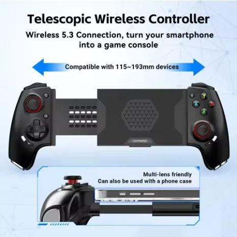 New Gamwing AB02 AoBing Max คอนโทรลเลอร์เกมมือถือไร้สาย บลูทูธ เกมแพด Type-C แบบมีสายและไร้สาย สําหร