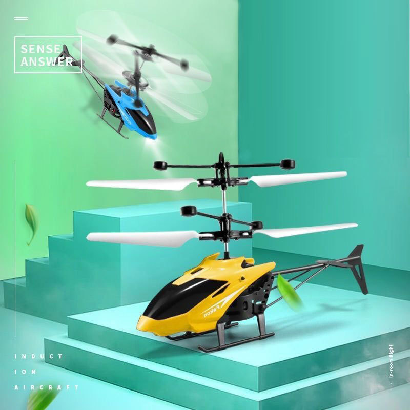 RC เฮลิคอปเตอร์ Drone รีโมทคอนโทรลเฮลิคอปเตอร์อินฟราเรด Hover เครื่องบินในร่มบินของเล่นชาร์จ LED เด็