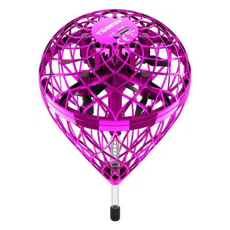 Flying Orb Ball มือควบคุม Flying Ball Boomerang Spinner Magic Flying ของเล่นชาร์จ LED Hover Ball ของ
