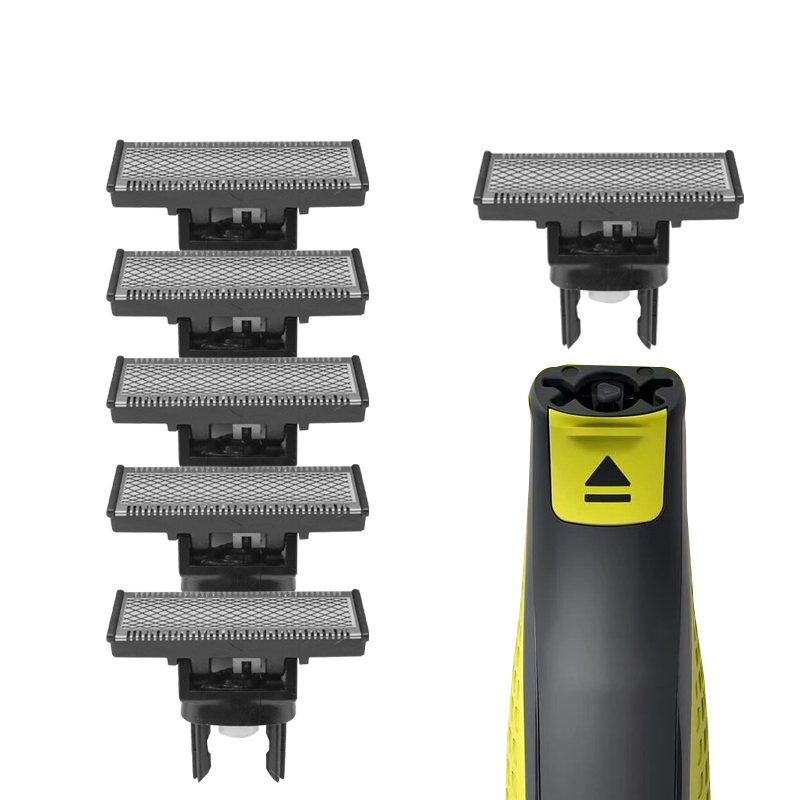 ใบมีดโกนสีดําสําหรับเปลี่ยน ใช้กับเครื่องโกนไฟฟ้าแบบไฮบริด One Blade QP2520, QP2530, QP2515, QP2630,
