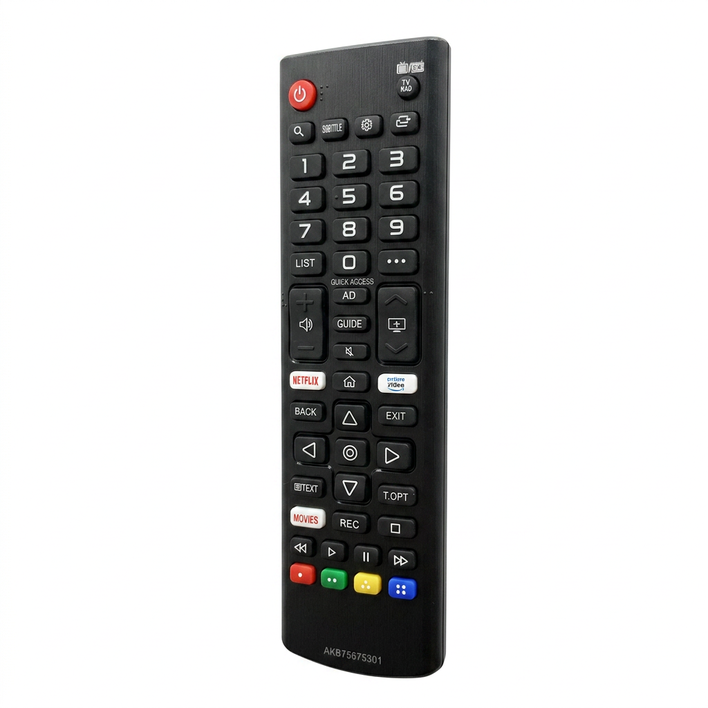 LG รีโมททีวี สมาร์ททีวี ใช้กับทีวีจอแบนแอลจีได้ทุกรุ่น รุ่น AKB75675301