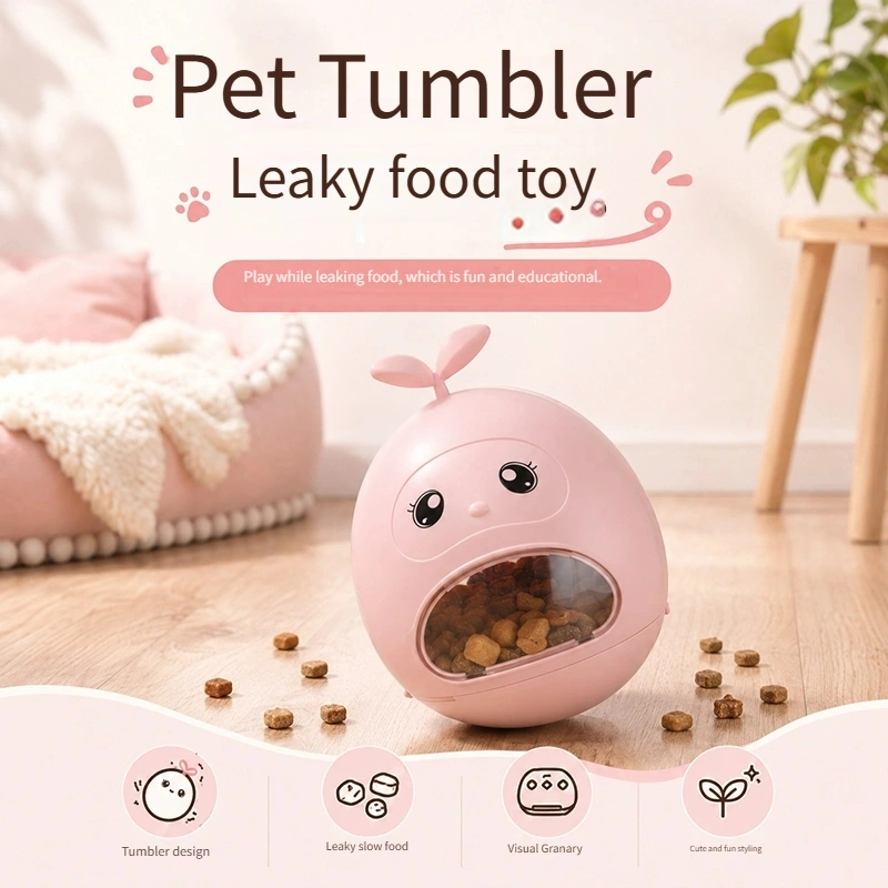 Cat Iq Treat Dispenser Tumbler ของเล่นช้า Feeder Ball สําหรับแมวสัตว์เลี้ยงขนาดเล็ก Bpa ฟรี