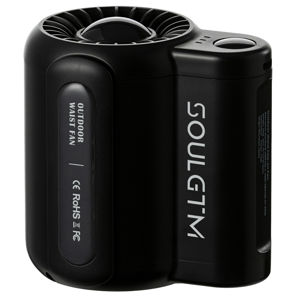 SOULGTM พัดลมหนีบเอวพกพา รุ่น SG-F05 แบตเตอรี่ 4500mAh ปรับแรงลมได้ 3 ระดับ