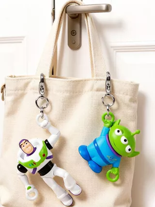 Toy Story 5 Potdemiel พวงกุญแจแขวนปีนเขาครบชุด, Woody/Buzz/Jessie/Alien/Slinky Dog รูปการ์ตูนกระเป๋าเป้สะพายหลังจี้, ของขวัญสําหรับแฟนๆ
