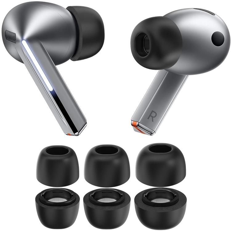 XDcase 3 คู่เปลี่ยน Memory Foam Ear Tips Kit, S/M/L ขนาดสําหรับ Samsung Galaxy Buds4 Pro