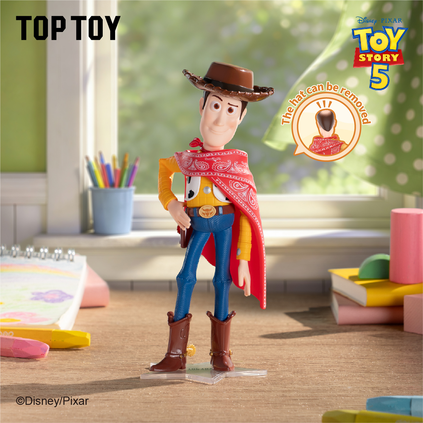 TOPTOY Disney Toy Story Friends Forever Series Buzz Lightyear รูปกล่องตาบอดสะสม Action 9.5 X 9.5 X 14.5 ซม.สําหรับแฟนของเล่นเด็ก Chikawa Breathing Stitch