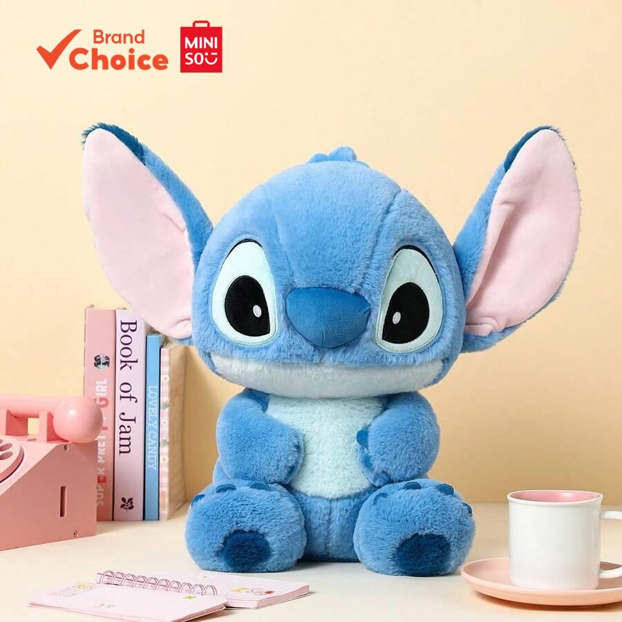 MINISO ดิสนีย์ สติช ซีรีส์ ตุ๊กตานุ่มนั่งพื้นฐาน (15.75 นิ้ว) นุ่ม น่ากอด และสะสมได้ 40ซม. × 24ซม. × 18ซม.