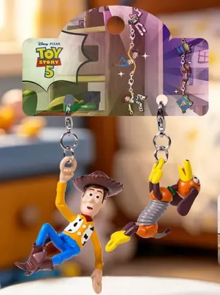 Toy Story 5 Potdemiel พวงกุญแจแขวนปีนเขาครบชุด, Woody/Buzz/Jessie/Alien/Slinky Dog รูปการ์ตูนกระเป๋าเป้สะพายหลังจี้, ของขวัญสําหรับแฟนๆ