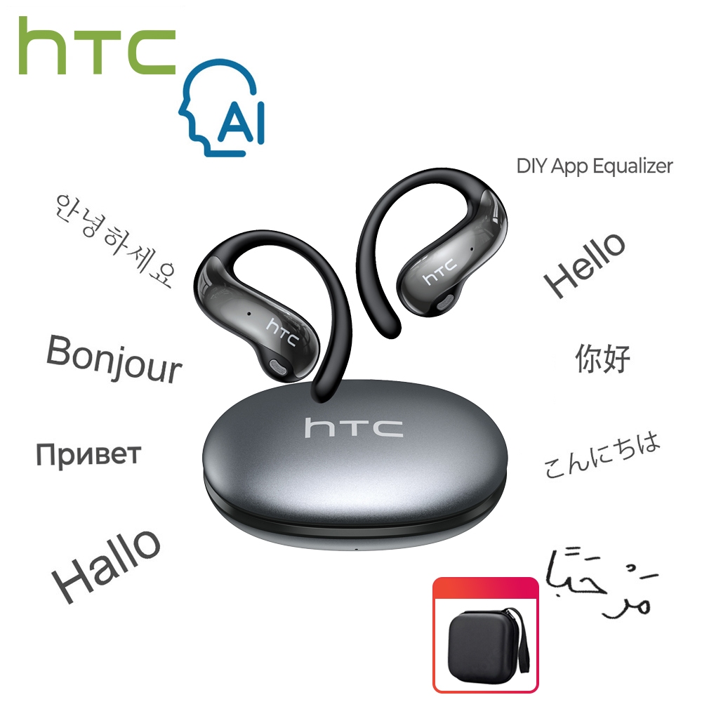 HTC NE19 ไร้สาย TWS ผู้แปล 135 ภาษา HD โทร ENC หูฟังตัดเสียงรบกวน ชุดหูฟัง หูฟัง สมาร์ทโฟนเสียง อุปก