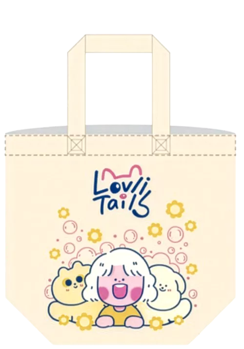 [Gift] เลิฟลี่เทล x แนนเป็ด กระเป๋าผ้า (สินค้าสมนาคุณงดจำหน่าย)