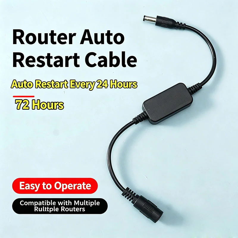 สะดวก Router Reboot Cable Router Rebooter WiFi รีเซ็ต Timing Restart โมดูลป้องกัน Congestion