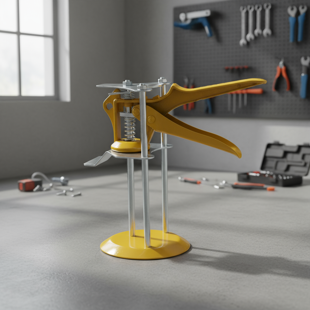 ชุดยกอิฐบล็อก Brick Jack Lifting Combo - 10 แจ็คชนิดที่ 1, ออกแบบ 3 เสาสําหรับน้ําหนักมาก