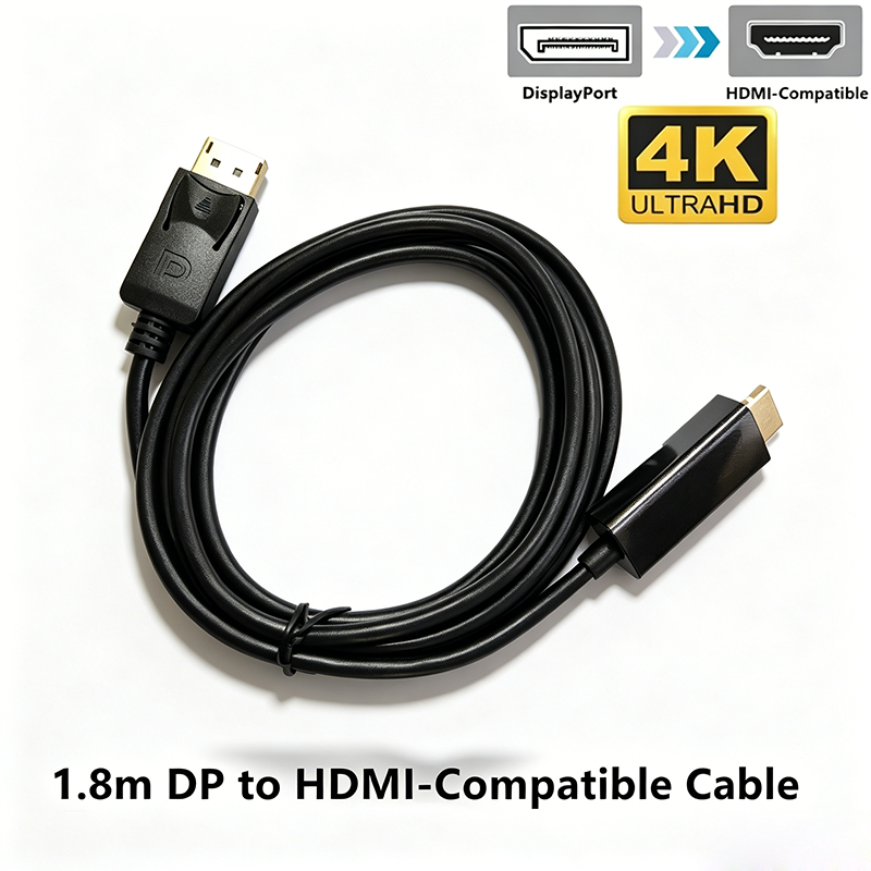 DP เป็น HDMI 1080P Display Port to อะแดปเตอร์สาย HDMI VGA DVI Mini สําหรับแล็ปท็อปพีซีทีวี