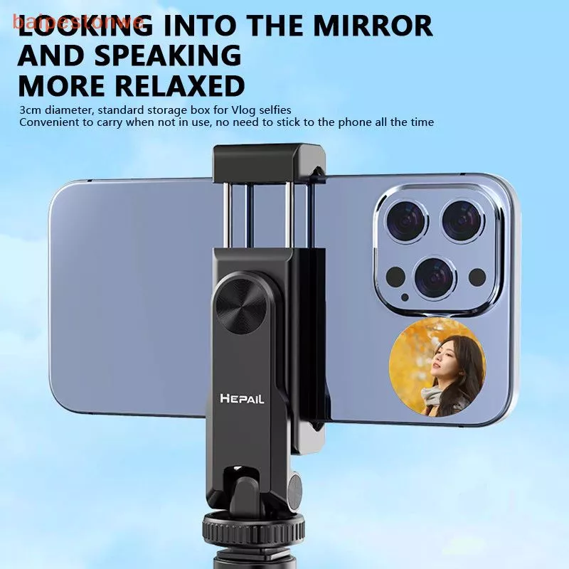 กระจกเซลฟี่สมาร์ทโฟนสากล V สําหรับ iPhone Samsung Photo Video อุปกรณ์เสริมแบบพกพา TZ08 thumbnail 9