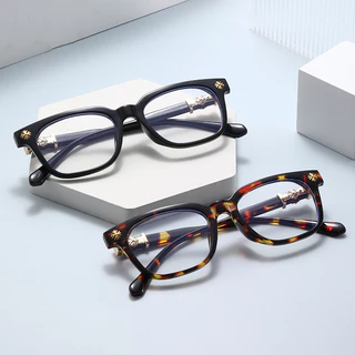 Anti Blue Light แว่นตาสําหรับผู้ชายและผู้หญิงกล่องกรอบคลาสสิก Non Prescription Optical แว่นตา