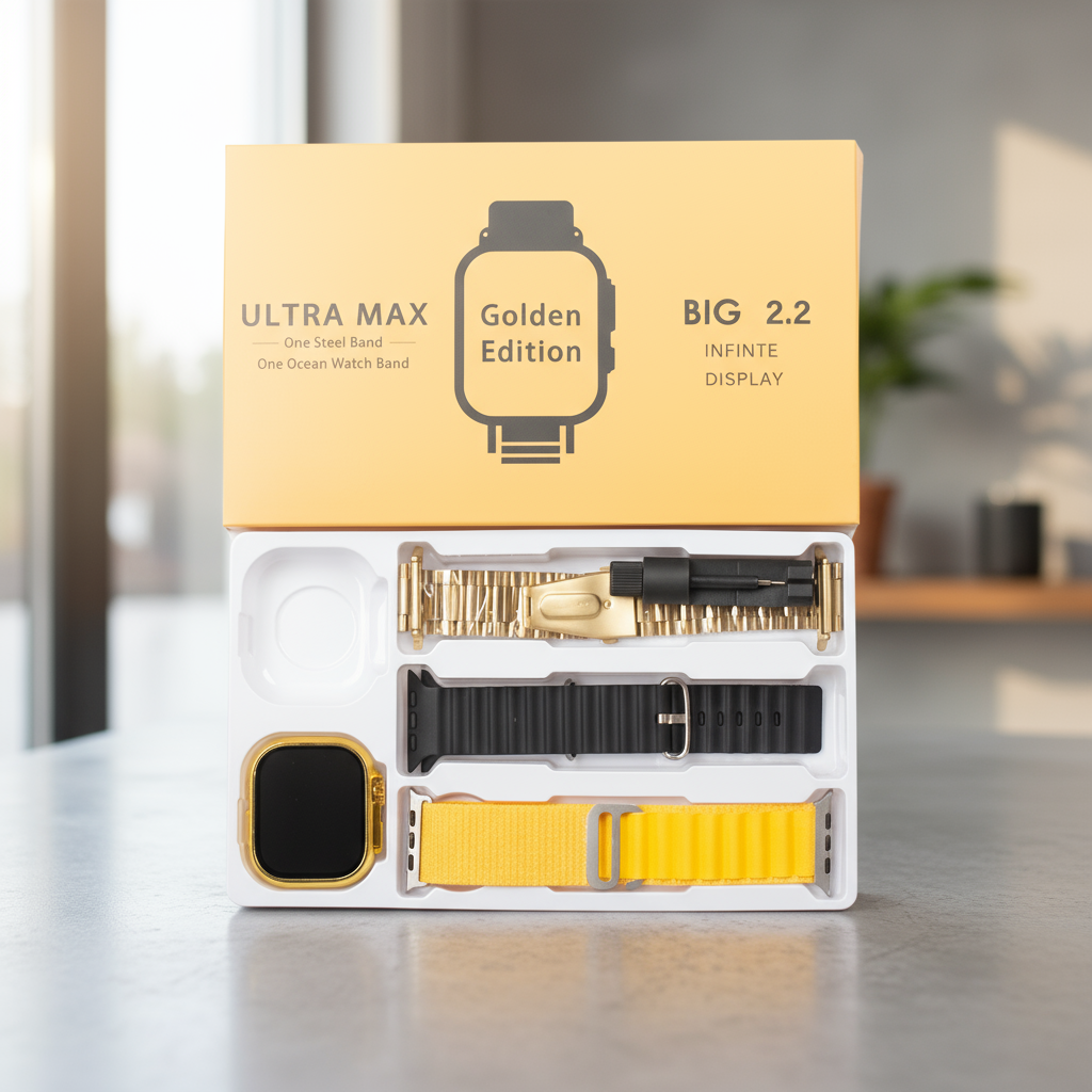 นาฬิกาอัจฉริยะ G9 Ultra Pro Gold 2024 พร้อม NFC โทรไร้สายบลูทูธ สําหรับผู้ชาย ผู้หญิง ซีรีส์กีฬา เปร