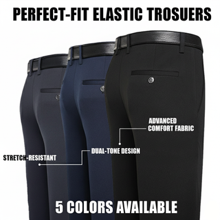 ซีอีโอ กางเกงขายาวผ้ายืดลําลองสําหรับธุรกิจผู้ชายทํางานสํานั…