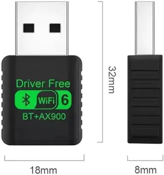 ดองเกิล USB WIFI สําหรับเดสก์ท็อป อะแดปเตอร์ WiFi ไร้สายบลูทูธ 600Mbps, ตัวรับสัญญาณ WiFi BT แบบ USB, ความถี่คู่, เชื่อมต่ออินเทอร์เน็ตความเร็วสูง, รองรับโน้ตบุ๊กและเดสก์ท็อปที่ใช้ Windows 10/11, เสียบแล้วใช้งานได้เลย พร้อมไดร์เวอร์ในตัว