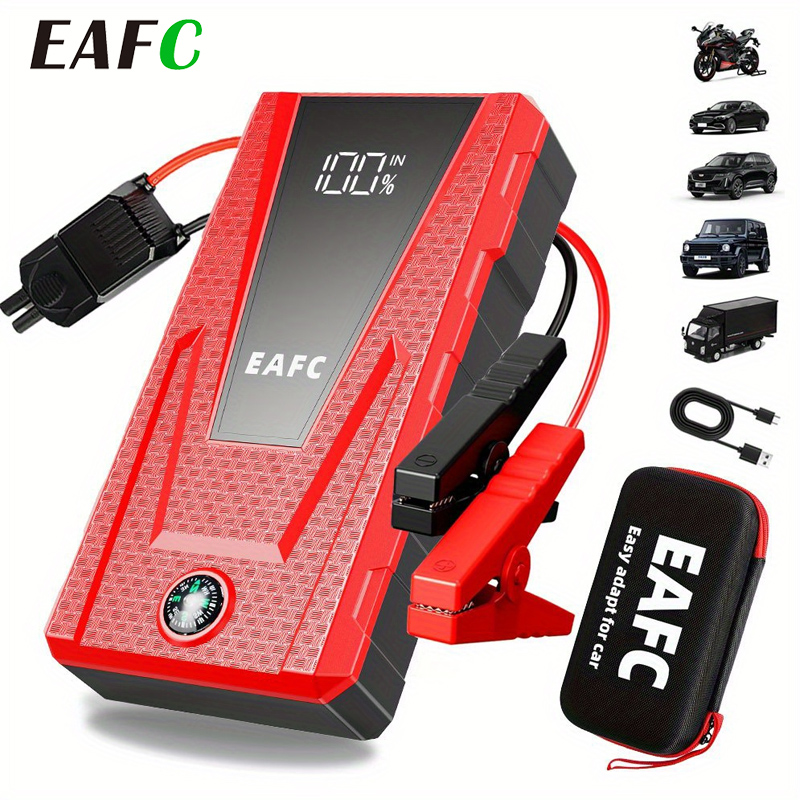 Eacc 12v แบบพกพาแบตเตอรี่รถยนต์ Starter Jump Booster สําหรับ 4l เบนซิน 2l ดีเซลยานพาหนะฉุกเฉิน Jump 