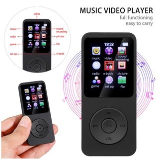  Latest Bluetooth 5.0 MP3 Player with HIFI Sound for Sports and Music Streaming MP4 Media FM Radio Voice Recorder Ebook Reader