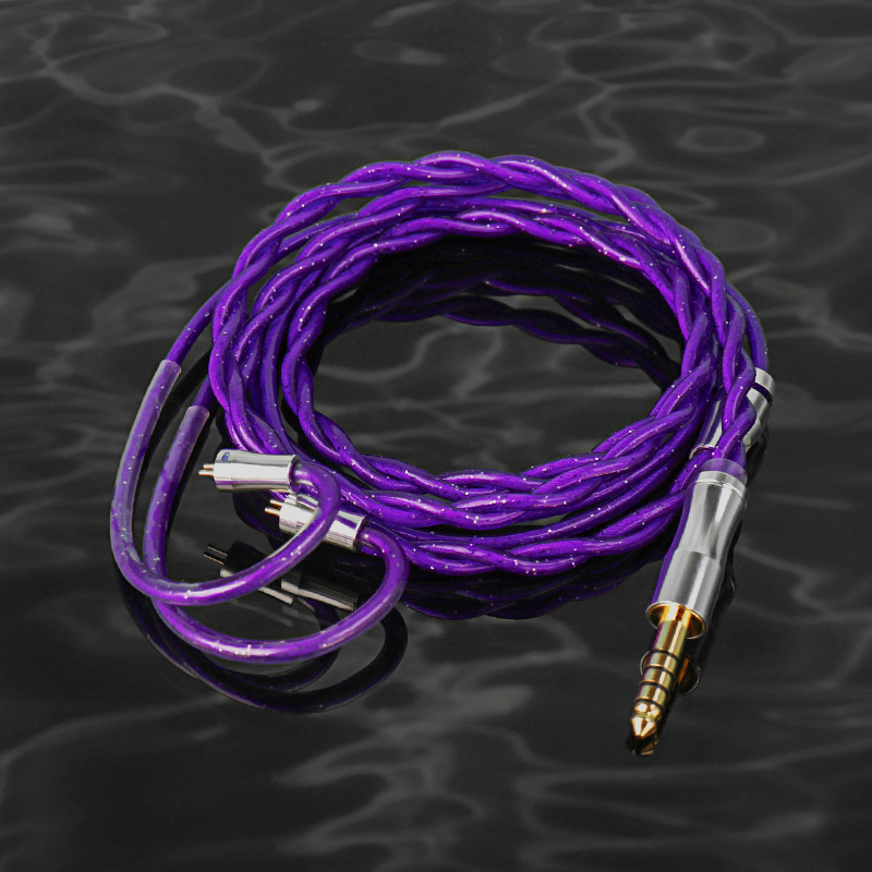 KBEAR 2-Strand 201-Core Hybrid Braided IEM อัพเกรดสาย Hi-Res HiFi Wire