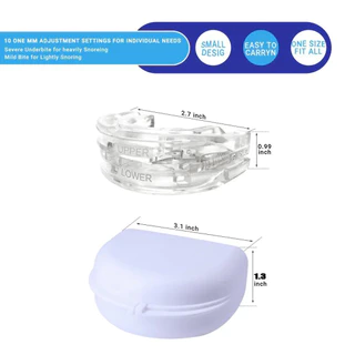 Comfort-Fit Night Guard สําหรับ Snoring & Bruxism - ส่งเสริมการนอนหลับอย่างสงบพร้อมบรรเทาที่ปรับแต่งได้สําหรับการหยุดหายใจการนอนหลับที่นุ่มนวลและระบายอากาศได้ดี