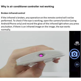 เข้ากันได้กับรีโมทคอนโทรลเครื่องปรับอากาศ Panasonic PN-3B-57 รีโมทคอนโทรลมีลักษณะเดียวกัน