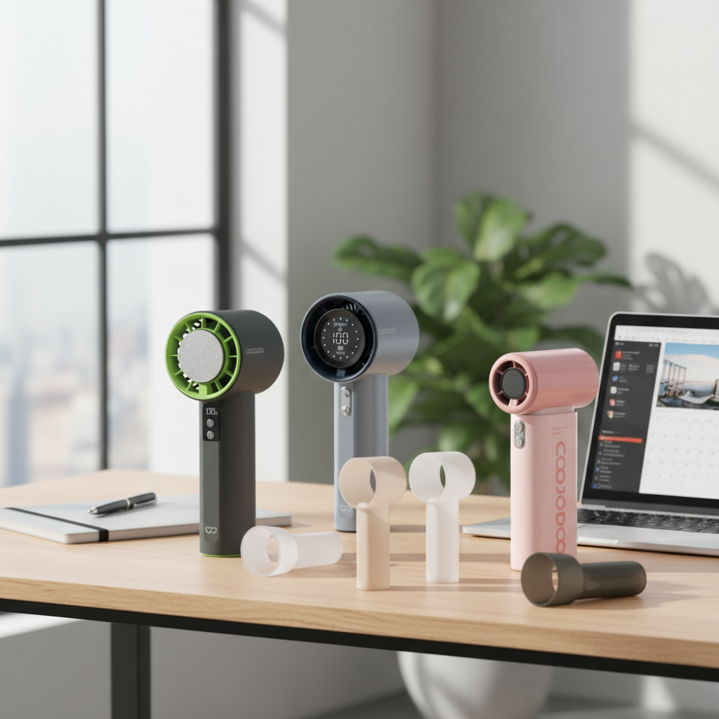 GOOJODOQ เคสซิลิโคนสําหรับพัดลมขนาดเล็ก GFS001 GFS006 GFS007 GFS009 ฝาครอบป้องกันแบบซักได้ ยืดหยุ่นส