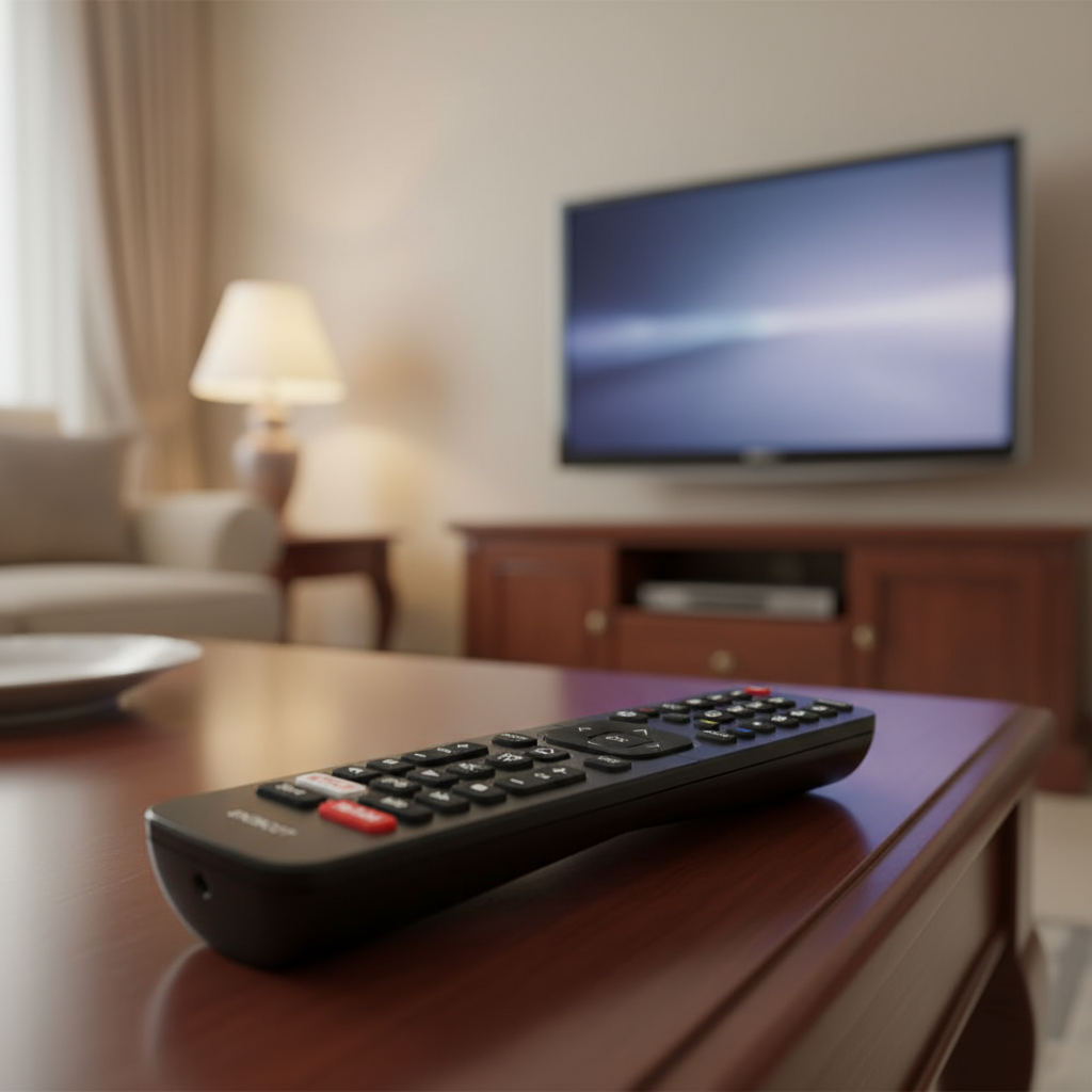 รีโมทคอนโทรล EN2BC27D สําหรับทีวีสมาร์ท Hisense LED LCD รองรับรุ่น EN2BC27, EN2BD27H, EN2A27, EN2A12