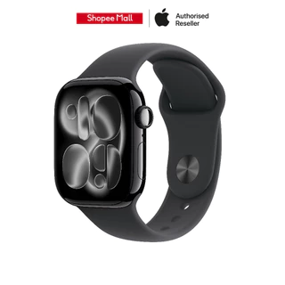 Apple Watch Series 11 GPS Jet Black Aluminium Case with Sport Band