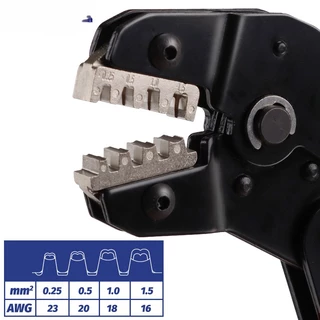 ชุดเครื่องมือการจีบวงล้อ SN-58B พร้อมขากรรไกรที่เปลี่ยนได้ 6 ชิ้นสําหรับเทอร์มินัล Dupont JST และ MOLEX