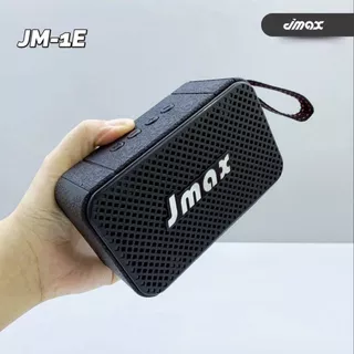 JMAX ลำโพงบลูทูธ รุ่น JM-1E ไร้สาย TWS (เชื่อมต่อ 2 ตัว) พร้อมสายหิ้ว