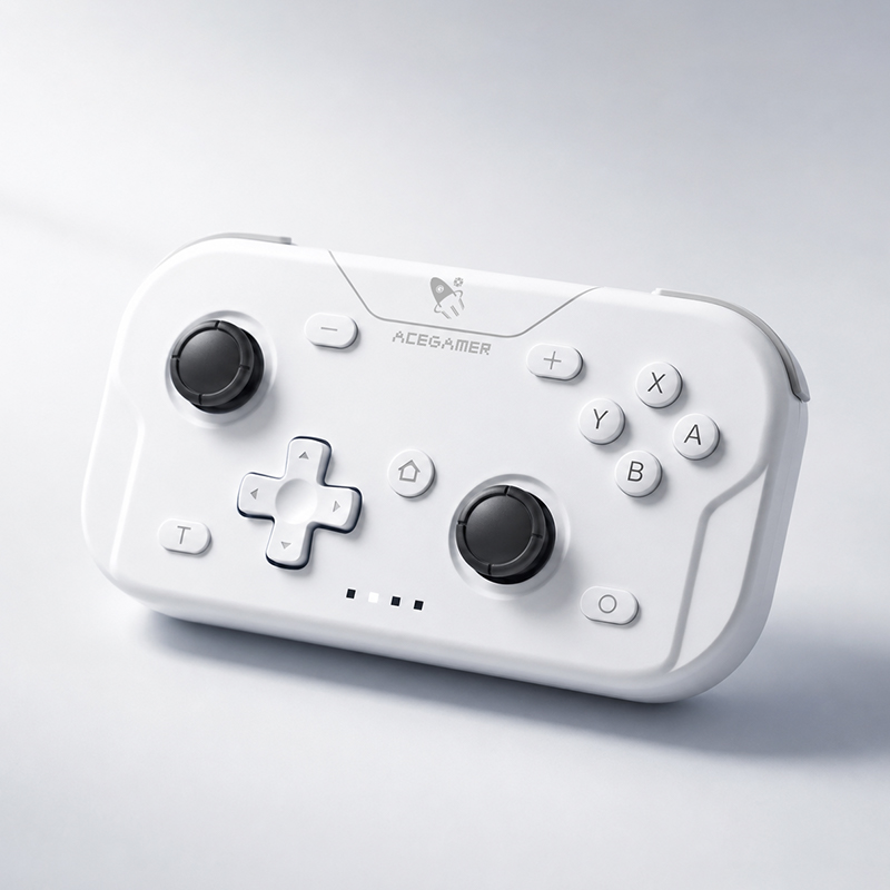 ตัวควบคุมเกมไร้สายขนาดเล็กกะทัดรัดแบบพกพา / รองรับกับ Switch, PC, Android, iOS