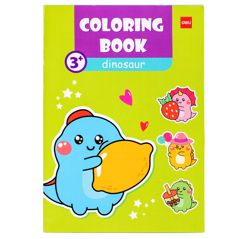 [Gift] Deli สมุดวาดภาพระบายสี ภาพสวยคมชัด Drawing Book จำหน่าย 1 เล่ม (คละสี) (สินค้าสมนาคุณงดจำหน่า