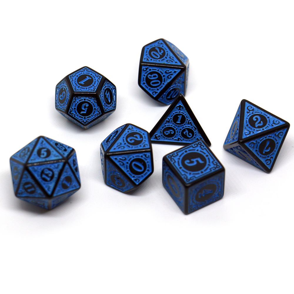 ชุดลูกเต๋า DND แบบคลาสสิก ลูกเต๋าสําหรับเกมโต๊ะโพลียีฮีดรอน สําหรับ Dungeons and Dragons การเล่นบทบาท TRPG ราคา ถูกที่สุด ดีลบีเคเค แกลเลอรีภาพที่ 4