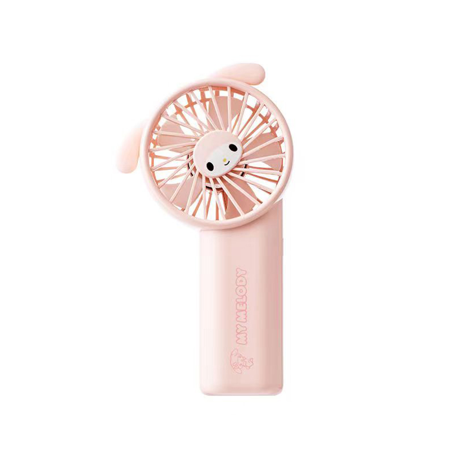 MINISO  พัดลมมือถือ Sanrio ซีรีส์สุดน่ารัก 1800mAh พัดลมขนาดเล็กพกพาธีมมายเมโลดี้ ราคา ถูกที่สุด ดีลบีเคเค แกลเลอรีภาพที่ 8