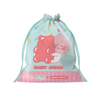 [Gift] Laurier x Apeach String Bag (Premium) กระเป๋าหูรูดลอร…