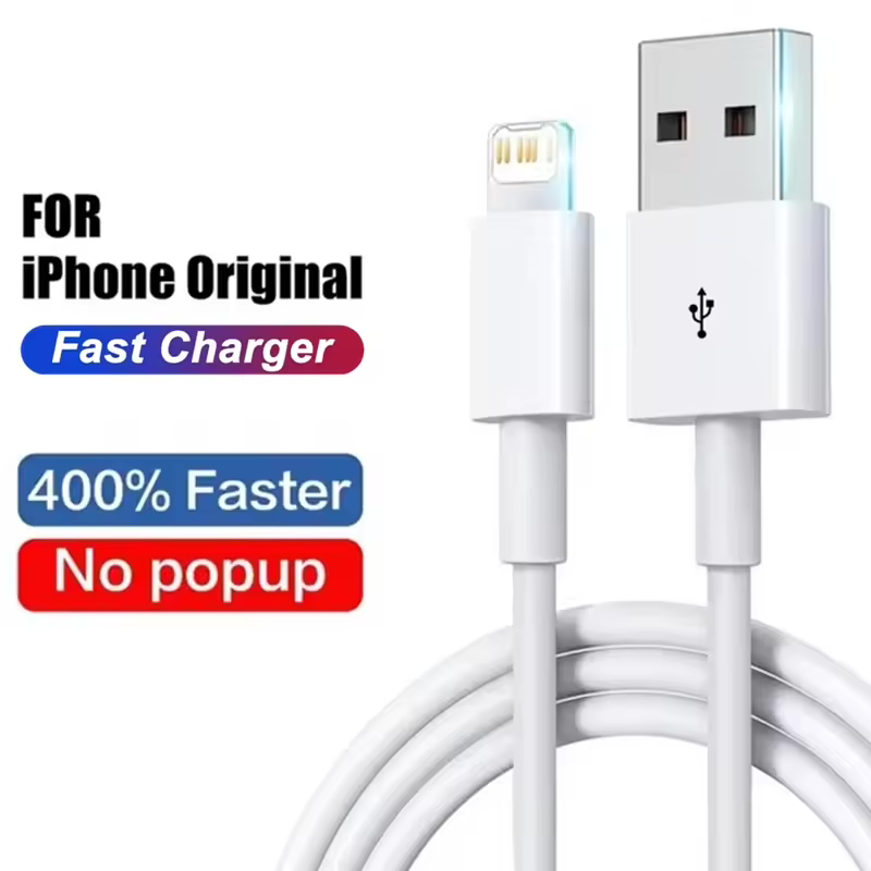สายชาร์จ USB สําหรับ iPhone 13 12 11 14 Pro Max XR X XS Max 6S 6 7 8 Plus iPad สายชาร์จเร็ว อุปกรณ์ชาร์จ