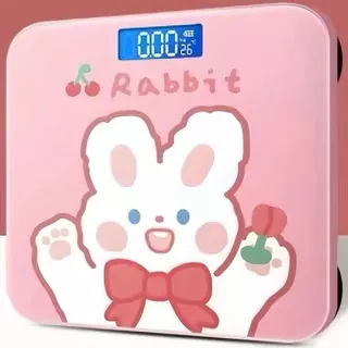 เครื่องชั่งน้ำหนักดิจิตอล ลายการ์ตูน หน้าจอ LCD ชั่งได้แม่นยำ เครื่องชั่งในห้องน้ำ รับน้ำหนักสูง ดีไซน์น่ารัก