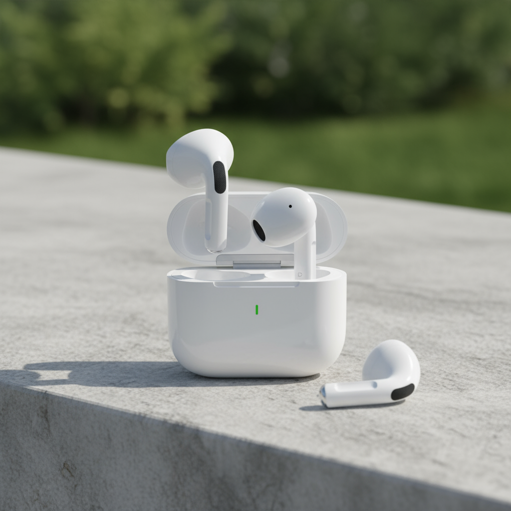 หูฟังบลูทูธ 5.3 รุ่นอัพเกรด J201, ไร้สาย, มีไมโครโฟนในตัว, IPX5, ตัดเสียงรบกวน