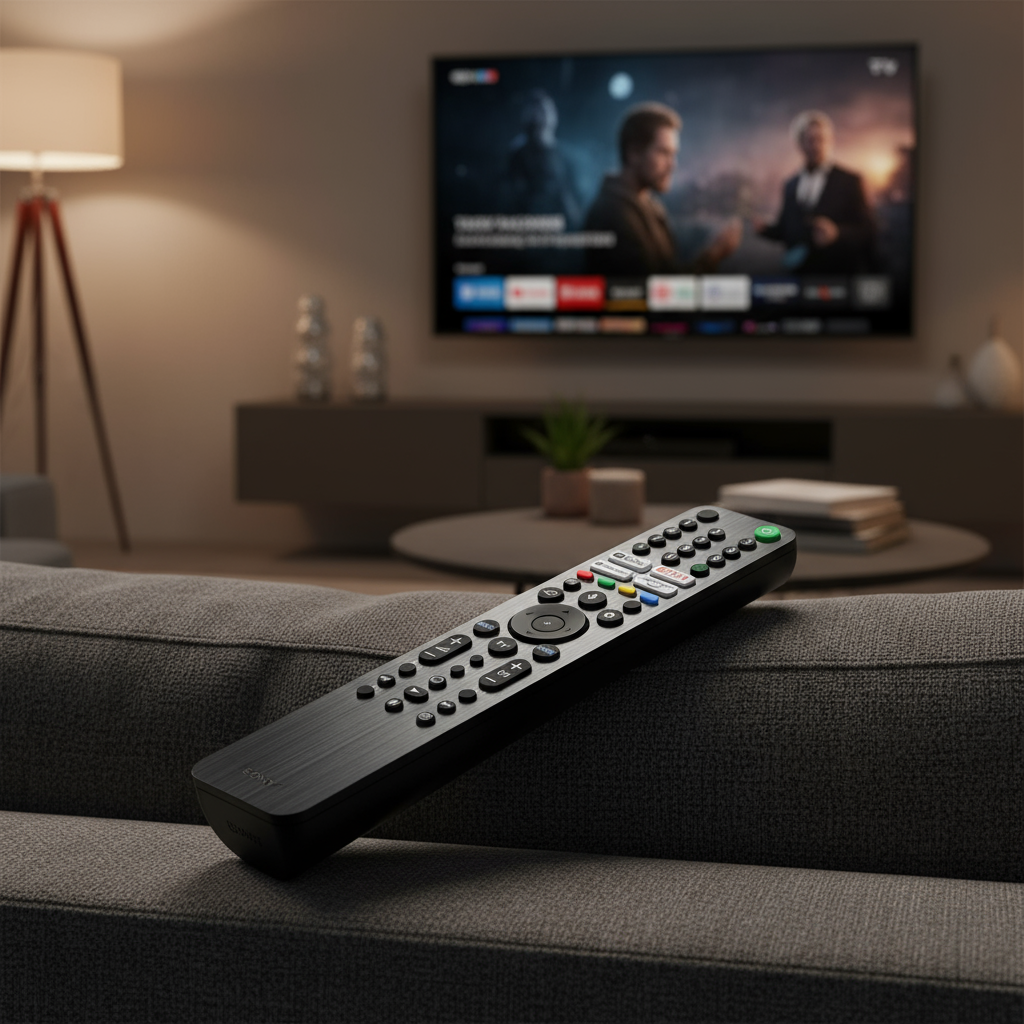 รีโมท IR RMF-TX520P สําหรับสมาร์ททีวีโซนี่ KD-65X80J, 75X80J, 85X80J, XR-55A80J, 65A80J