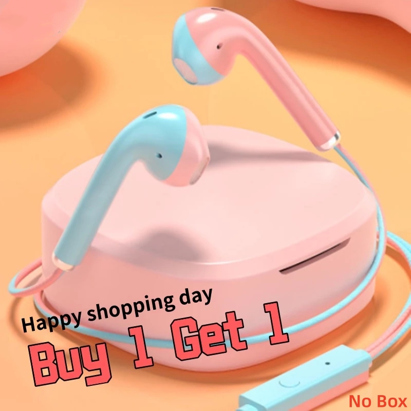 [ ซื้อ 1 แถม 1 ฟรี ] หูฟังในหูแบบมีสาย U24 ขนาด 3.5 มม. พร้อมไมโครโฟน หูฟังสำหรับเล่นเกม เสียงชัดเจนตัดเสียงรบกวน