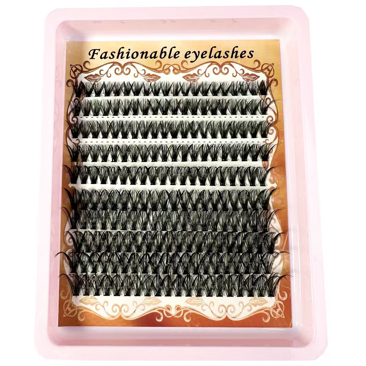 Wispy Thicken Cluster Lashes – 200 ชิ้น D Curl ส่วนต่อส่วนบุคคล (8-16 มม.) สําหรับแต่งหน้า Volume